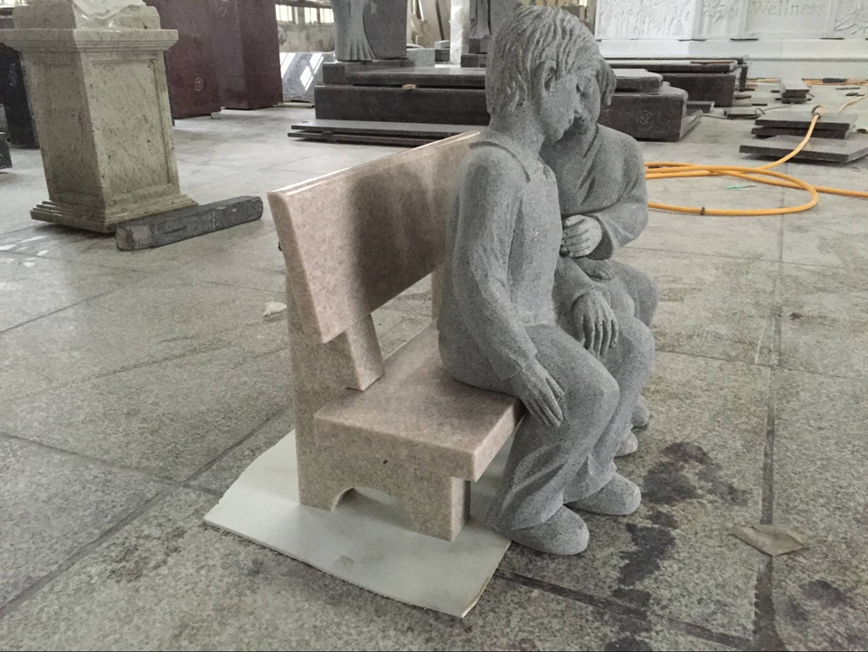 Life-Size Granite Figure Sculpture